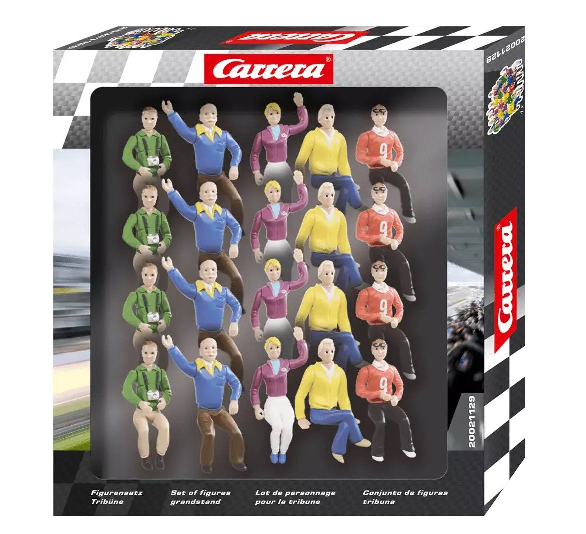 Carrera Set of figures for Grandstand (For 1/24 & 1/32 scale slotcar tracks)