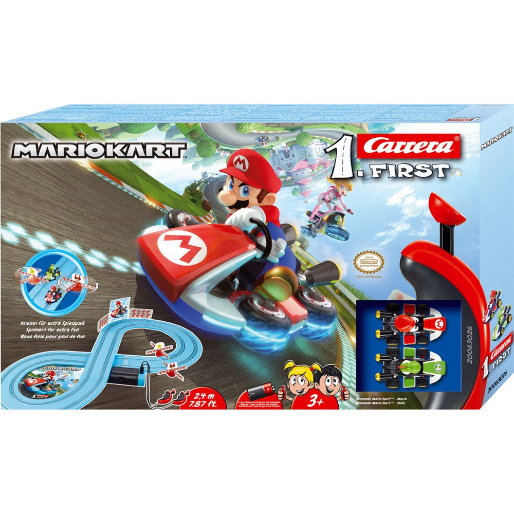 Carrera First Nintendo Mario Kart Set 2.4m Battery-powered