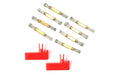 Evolution 8 Contact Brushes + 2 Red Guide Keels (Universal)